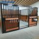 PVC Bamboo Horse Stall Fronts Black White Or Customize
