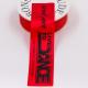 Red Color Custom Prize Ribbons , Single Face Sports Grosgrain Ribbon