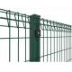 Roll Top Welded Wire Mesh Fence Panels Galvanized / Powder Coated Surface