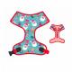 Polyester Padded Christmas Dog Harness Warm And Adorable with Print Pattern