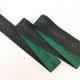 4 CM Jacquard Elastic Band Black Elastic Webbing Strap Band Elastic Nylon Webbing Strap with Green Letters
