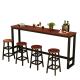 Home Furniture Wooden Bubble Tea Table Set with Modern Design and Standard Size Top
