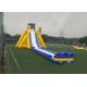 Aquatic Giant Bouncy Slide , Inflatable Wet Slide Long Slip Way High Elastic