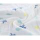 Fastness Four Layer Floral Cotton Gauze Fabric Gauze Bath Towel 57 Inch