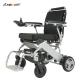 Aluminium Alloy Folding Electric Wheelchair With Brushless Motor 180W*2