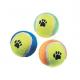 Best Sales Customer Logo 2.5 Pet Interactive Toys Play Training Toy Pet Tennis Ball Dog Rubber Toy