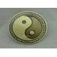 Die Struck Personalized Coins , Transparent Enamel Brass Material Police Coin