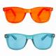 Polarized Sunglasses For Men Women Classic Vintage Square Sun Glasses UV400 Protection Colour Therapy Glasses