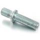 Steel Gr4.8 8.8 Galvanized Zinc  Stud Threaded Bolt Double End Studs With Washer DIN938