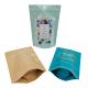 Stand Up Zipper Bag for Cosmetics Sachets in Various Sizes and Colors