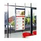 55 Inch Double Sided LCD Screen Tv Digital Advertising Signage 3000 Nit