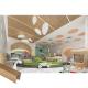 Recycled Innocuous WPC Indoor Ceiling Panels Wood Grain 50x60mm
