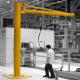 Efficient Pendent Wire Control Floor Mounted Jib Crane For Material Handling