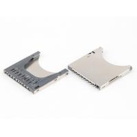 Sandish Micro Sd Socket Copper Alloys , Multimedia Memory Card Connector