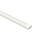 10mm width PCB White Surface Mount LED Aluminum Profile Accessory for 5050 60leds strip light