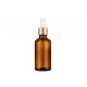Golden Cap Empty Glass Bottles For Essential Oils Personal Care Use