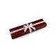 Red Recycled Paper Jewellery Gift Boxes with Ribbon for Necklace and Pen