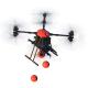 4 Axes 8 Propellers Fire Fighting Drone 10km Unmanned Aerial Vehicle 50kg