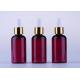 50ml PET Custom Cosmetic Bottles Essential Oil Packaging With Dropper