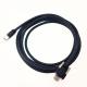 High Flexible Gigabit Ethernet Cable Black Color For Industrial Camera 5m