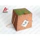 Bamboo Made Double Faced Foldable Paper Box For Food Products 24 X 24 X 8cm