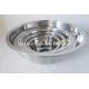 24cm Kitchen utensil soup deep basin mirror polishing 201 stainless steel round shape salad bowl