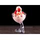 Anti Broken 360ml PC Durable Plastic Cups For Ice Cream Round Appearance