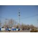 5 - 100m Telecom Steel Tower Inside Ladder With 3 Platforms ,  ISO Certificate Mobile Tower