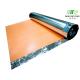 Orange Sound Proof Floor Underlayment 60kg/M3 , PE Film Heated Floor Underlayment