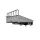 Cargo Semi Trailer 13 Ton 3 Axle Mechanical Suspension Semi Trailer With Side Wall