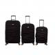 Black 0.8mm Aluminum 170T ODM EVA Expandable Luggage