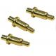 Surface Mount High Current Pogo Pins Low Profile Stainless Steel Spring