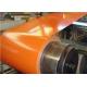 Orange Color Pre Painted Galvanized Coils For Prefabricated House Warehouse