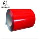 0.12-3mm Red Color Coated Galvanized Sheet Metal Coils For Metal Building Materials
