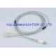 Zipcord Multimode Fiber Optic Cable SC To LC Optical Patch Cord , ROHS SGS ISO