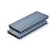 138x23mm WPC Decking Boards Gray Co - Extruded Wood Plastic Outdoor Flooring Garden Terrace