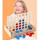 Educational Kids Line Up Row Board Puzzle Toy Wooden Foldable