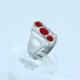 FAshion 316L Stainless Steel Ring With Enamel LRX178