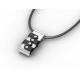 Tagor Jewelry Top Quality Trendy Classic 316L Stainless Steel Necklace Pendant ADP119
