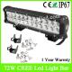 Cree offroad light bar 72w, 12 led ligfht bar for Jeep, truck and ATV