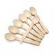160mm Small Round  Biodegradable Wooden Spoons Environmental Protection