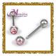 Sliver tongue barbel / nipple ring body piercing jewelry with OEM / ODM available BJ53