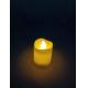 Blazing LEDz 2PK LED White Votive Candle Yellow Flickering Flame CR2032 Battery Included