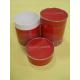 Customized Food Packaging Composite Paper Tube / Can Containers with Metal Lids