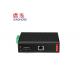 1 SC And 1 LAN Port Industrial Grade IP40 Fiber Optic Ethernet Switch