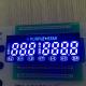 7 Digit 7 Segment LED Display Custom Ultra Blue For Temperature Control