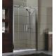 sliding door small Corner Shower Enclosures Tempered  glass Material Magnet lock strip