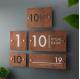 Decoration Room Multiple Sizes Available Rusty Corten House Number Sign