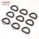 User-Friendly Style D Shape Hardware Ring 13 mm D-Ring for Purse Clothing Buckle