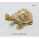 Fashion Wholesale Metal Crystal turtle trinket box Metal crown turtle trinket box